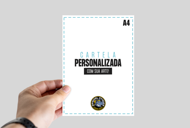 Cartela Personalizada A4