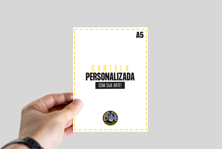 Cartela Personalizada A5