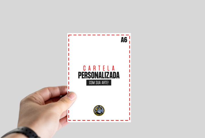 Cartela Personalizada A6