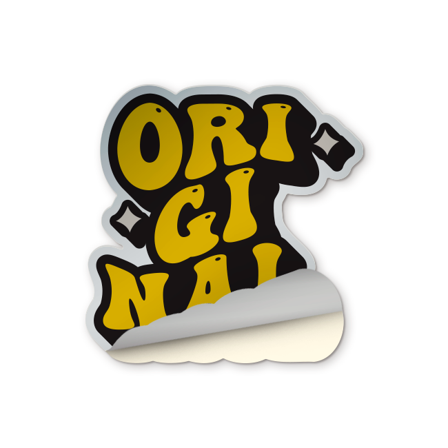 Sticker Personalizado Total Poliéster Prateado