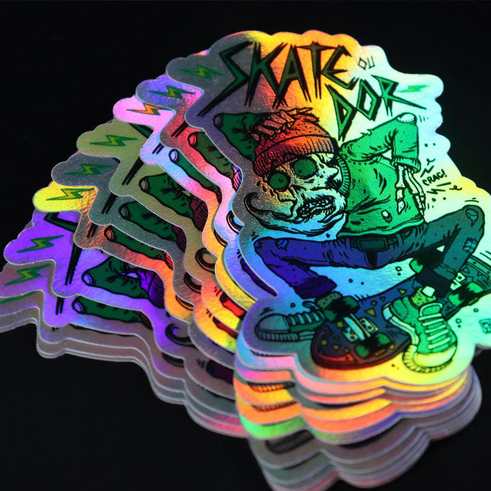 Sticker Personalizado Total Poliéster Holográfico