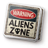Warning Aliens Zone